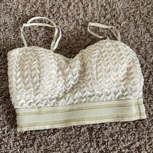 Cute golden party top !